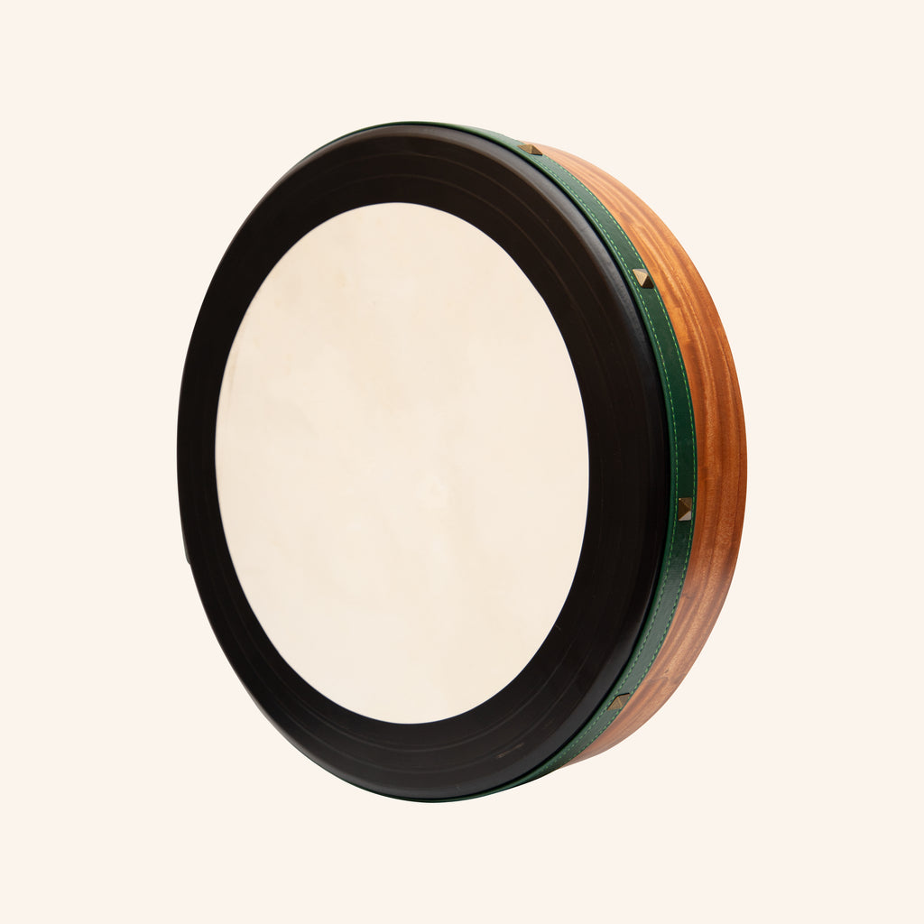 18"x4" (45.5x10 cm) Heartland Non Tunable Bodhran Red Cedar Cross Bar Tapped Deep Tune