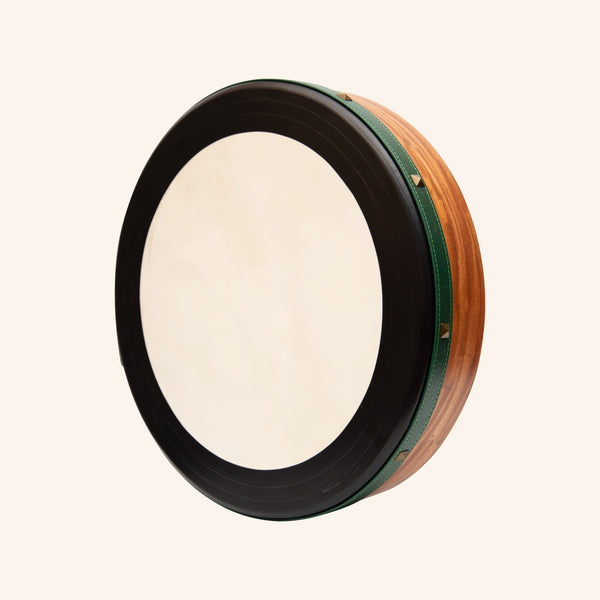 18"x4" (45.5x10 cm) Heartland Non Tunable Bodhran Red Cedar Cross Bar Tapped Deep Tune
