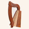Muzikkon O'Carolan Harp, 7 String Rosewood Celtic Dragon