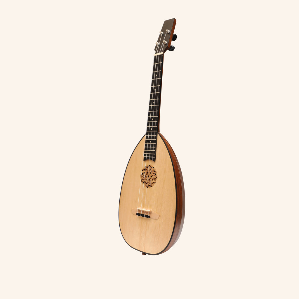 Heartland Baroque Ukulele, 4 String Baritone Rosewood