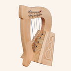 O'Carolan Harp, 5 String Lacewood Knotwork