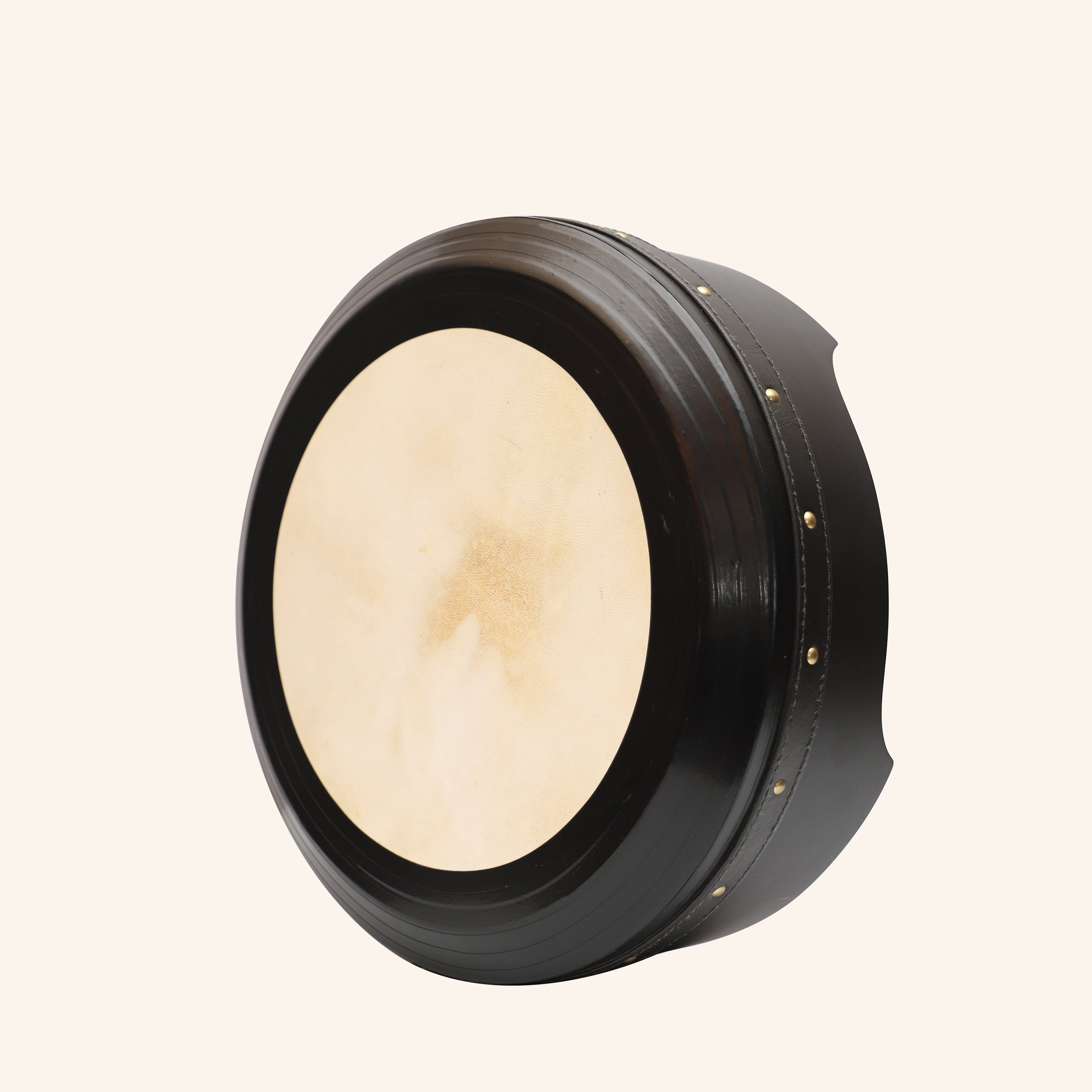 Muzikkon 14”x5" (35.5x12.5 cm) Premium Celtic Irish Bodhran With Easy Tune System Deep Rim T- Bar & Taped Finish