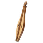 Mountain Dulcimer, 4 String Teardrop Turn Scroll F-Hole Walnut
