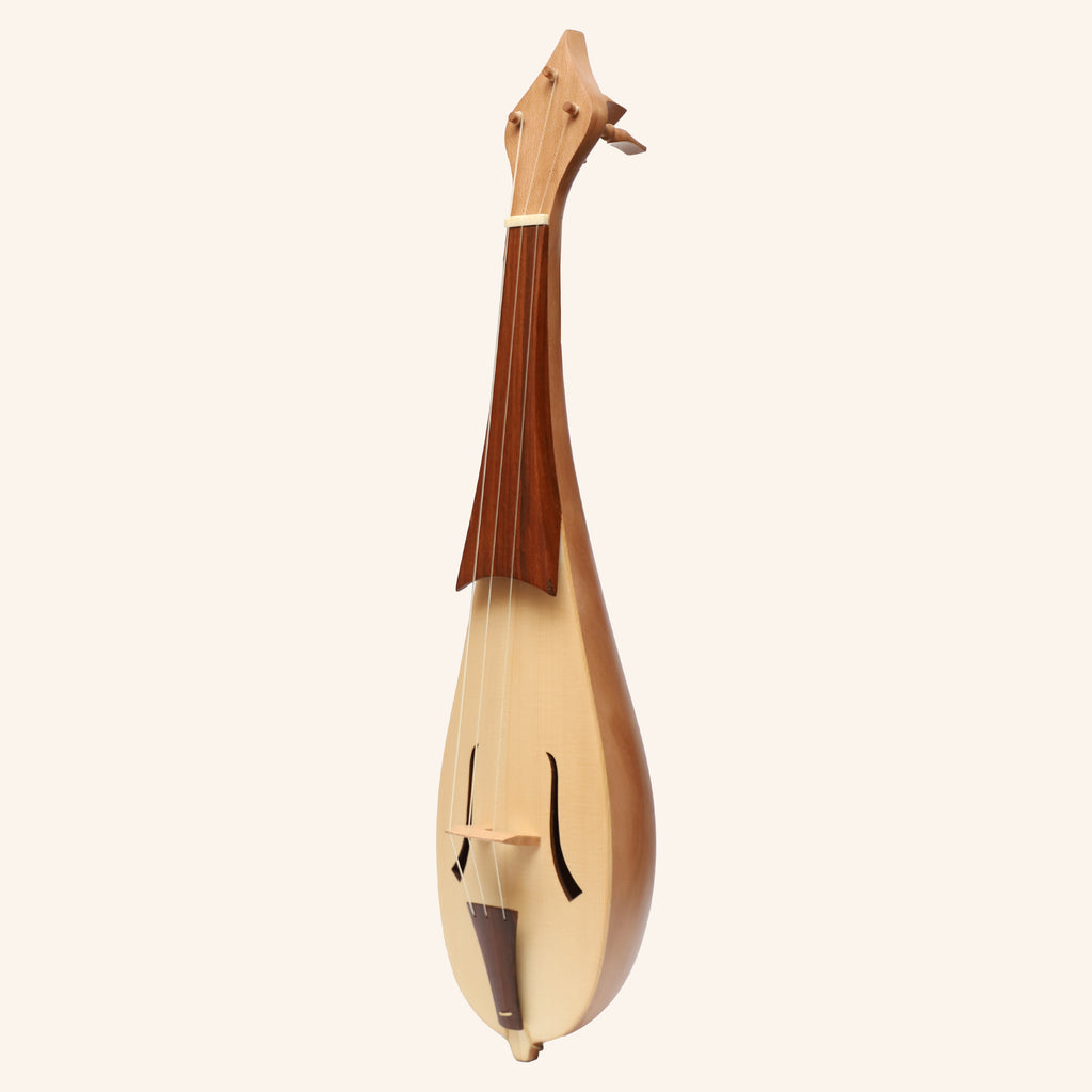 Muzikkon Tenor Rebec, 3 String Lacewood