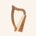 12 String O'Carolan Harp Celtic Dragon, Mini Celtic Harp
