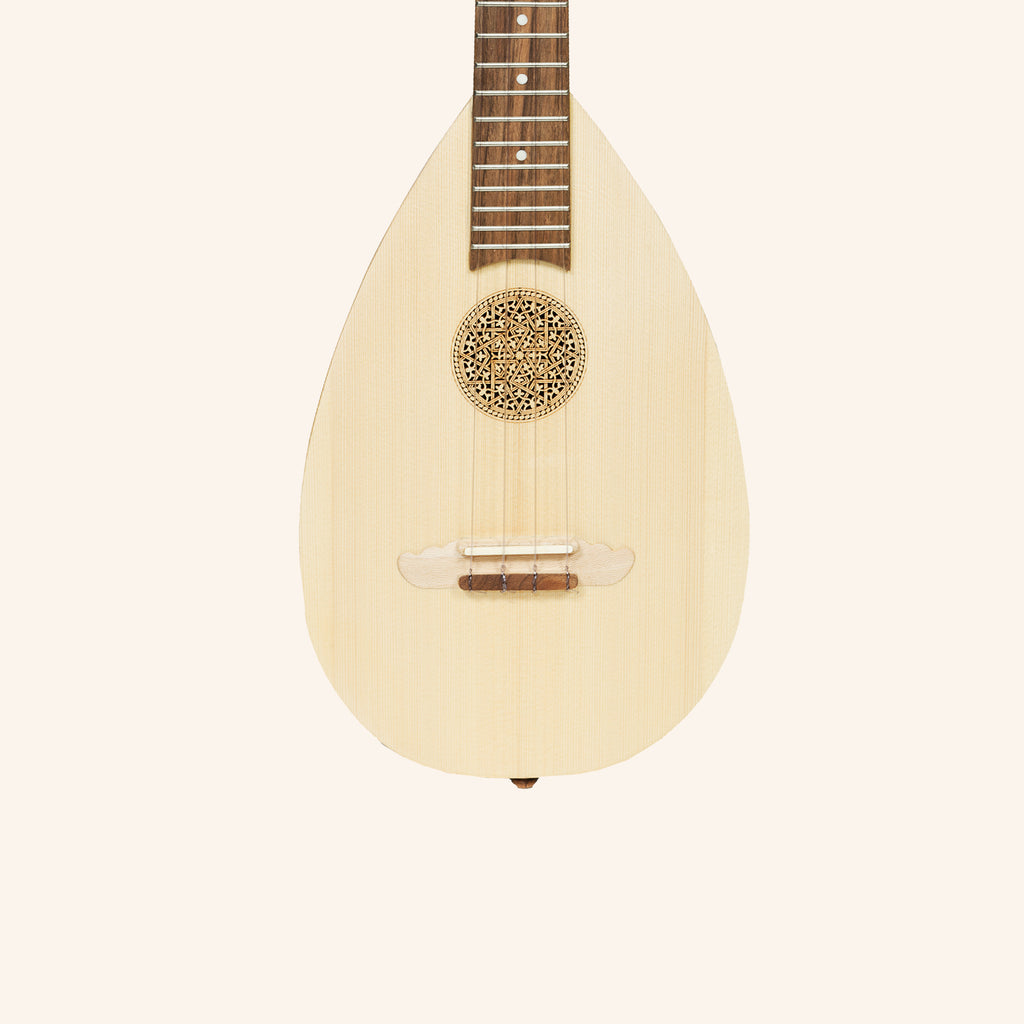 Heartland Baroque Ukulele, 4 String Tenor Walnut
