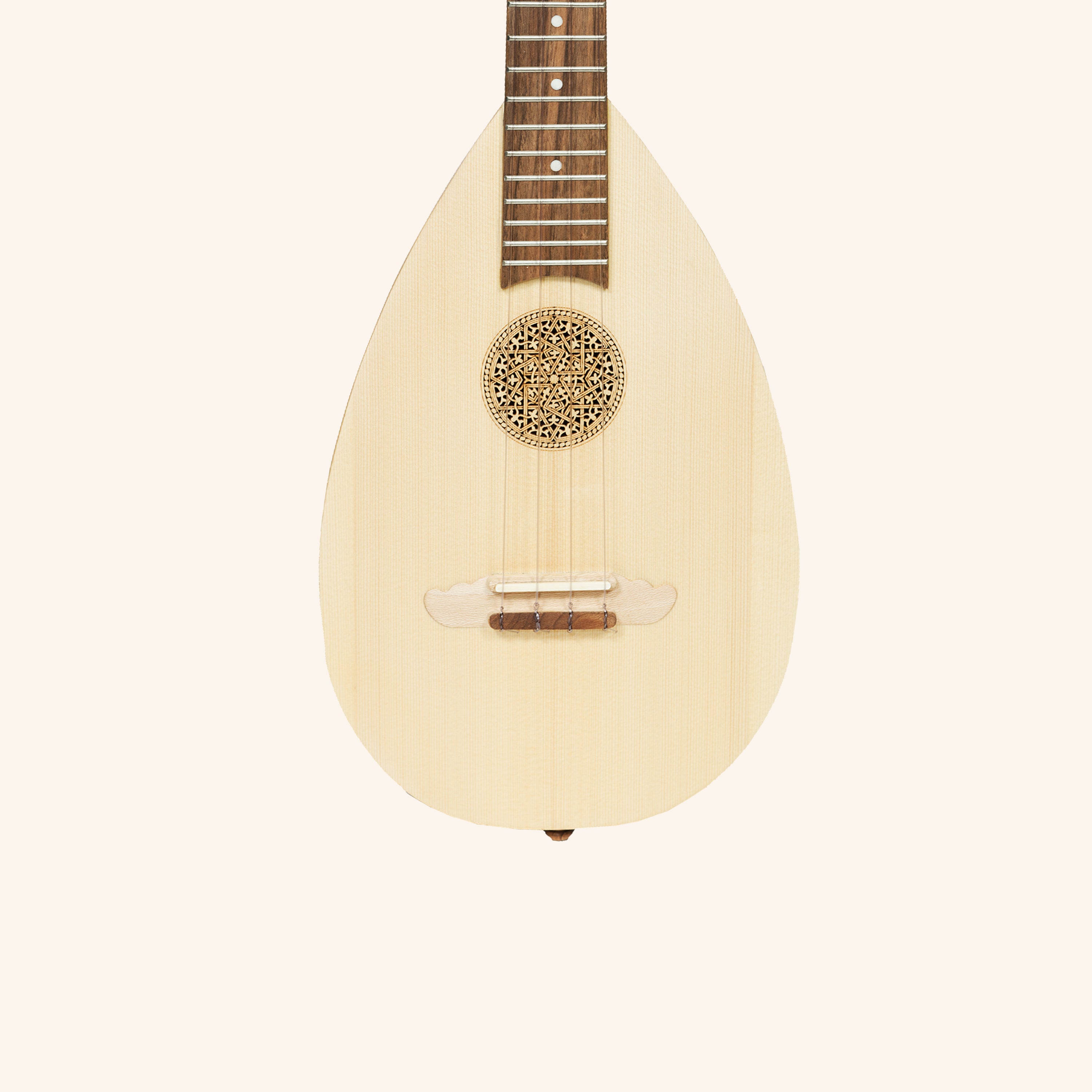 Heartland Baroque Ukulele, 4 String Tenor Walnut
