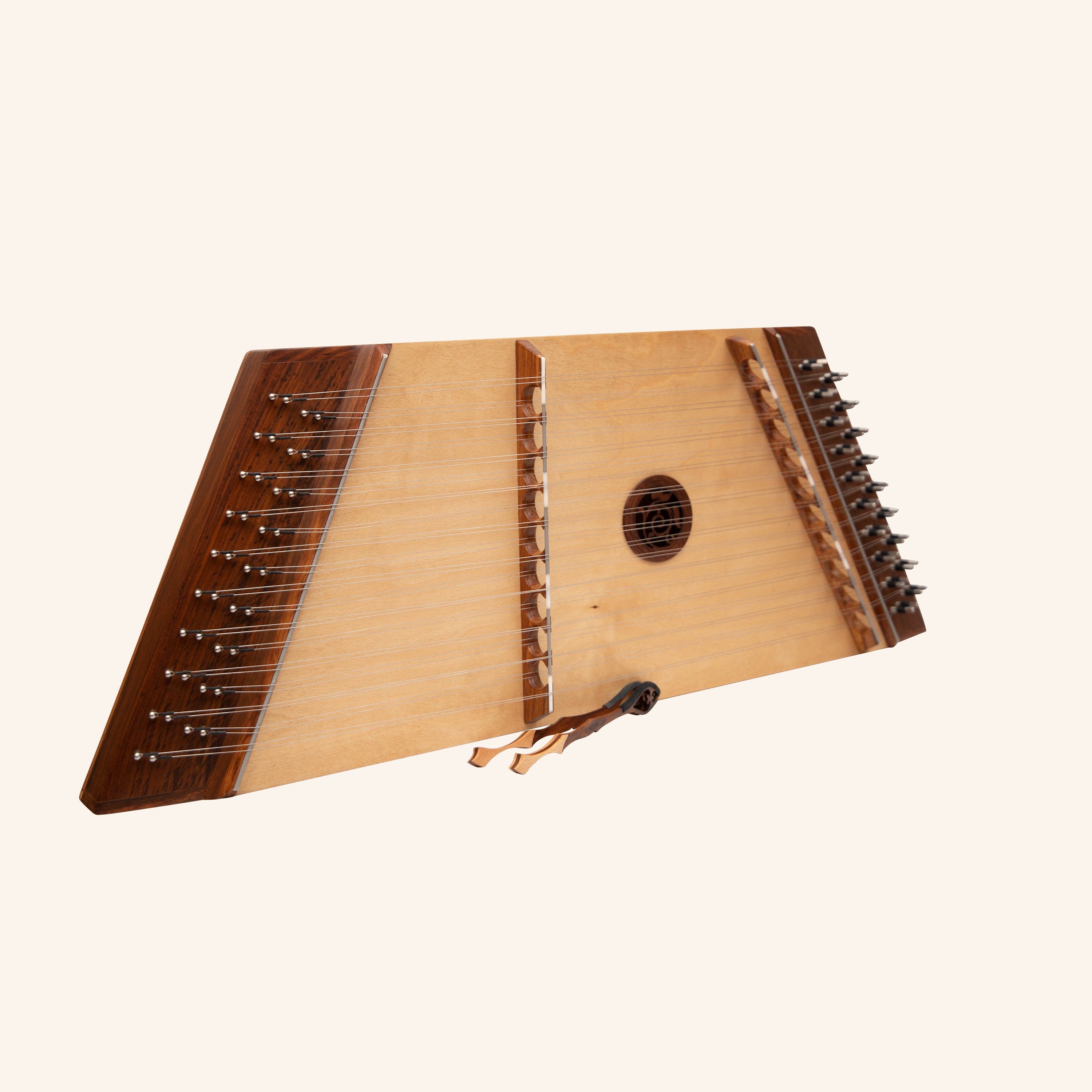 Muzikkon Double Strung 10-9 Hammered Dulcimer Rosewood With Hammers