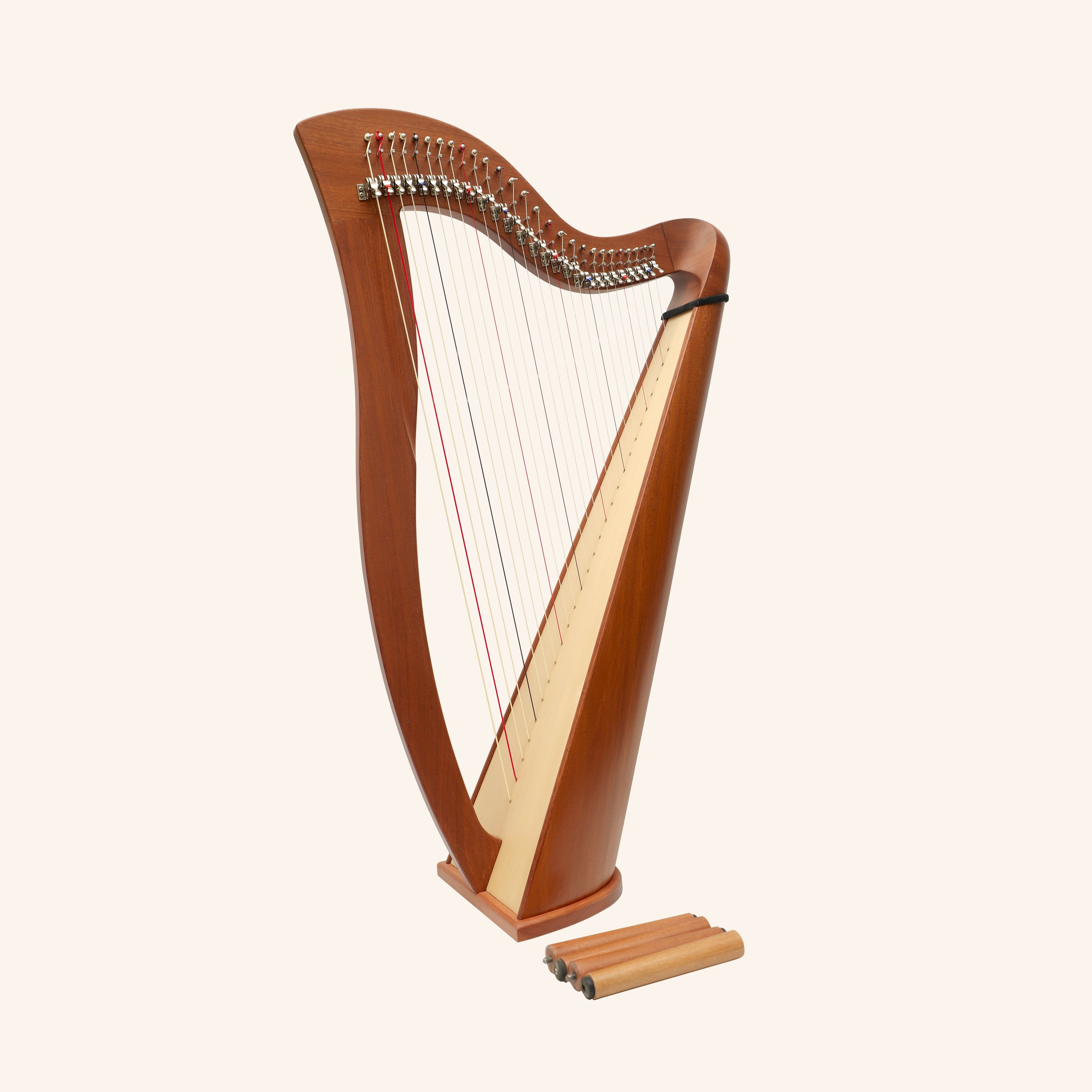 27 String McHugh Harp Round Back