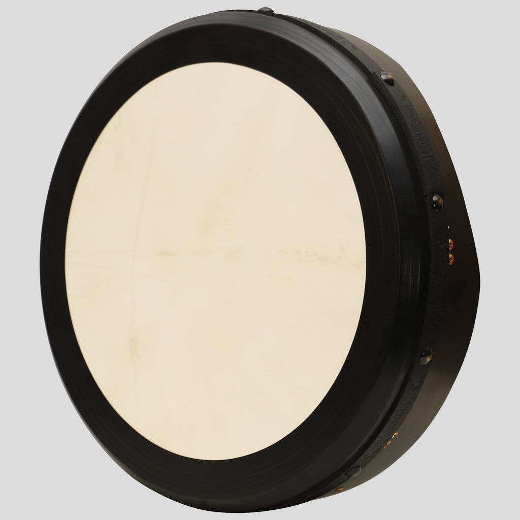 Muzikkon 18"X4" Heartland Tunable Irish Bodhran Drum with T-Bar & Taped Finish Deep Tune