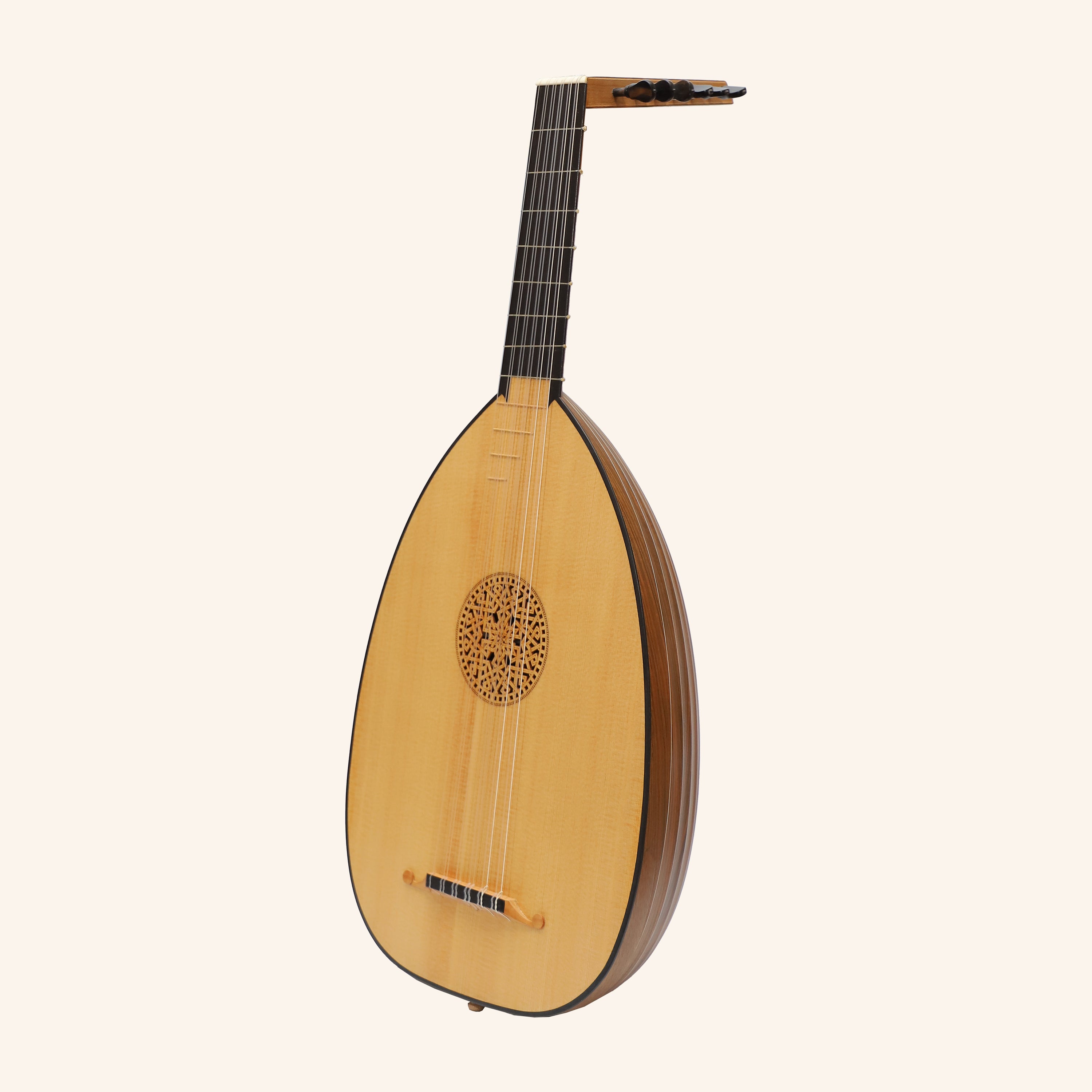 Muzikkon Renaissance Lute 6 Course Deluxe Left Hand After Hieber