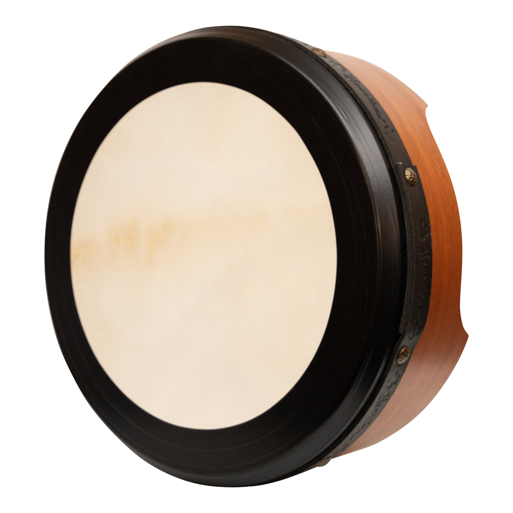 Muzikkon 14”x6" Premium Celtic Irish Bodhran with Easy Tune System Deep Rim T-BAR & Taped Finish