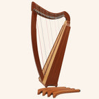 Muzikkon 24 String Trinity Cèilidh Harp Mahogany