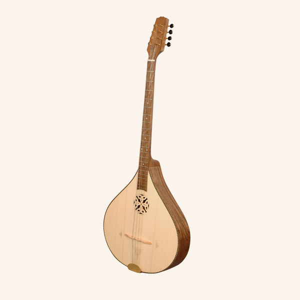 Traditional Irish Bouzouki, 8 Strings Walnut with Spruce Top C103 Purfling
