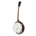 Heartland 4 String Banjo 19 Frets Irish Tenor Banjo Left Handed 24 Bracket With Closed Solid Back