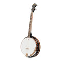 Heartland 4 String 19 Fret Irish Tenor Banjo Left Handed Player Series with Closed Solid Back Sunburst Finish