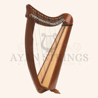 22 String Claddagh Busker Harp - Mahogany - Stringed Instruments