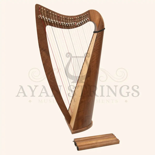 22 String Claddagh Harp - Walnut - Stringed Instruments