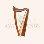 22 String Trinity Crested Harp Celtic Lap Harp - Rosewood - Stringed Instruments