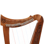22 String Trinity Crested Harp, Celtic Lap Harp