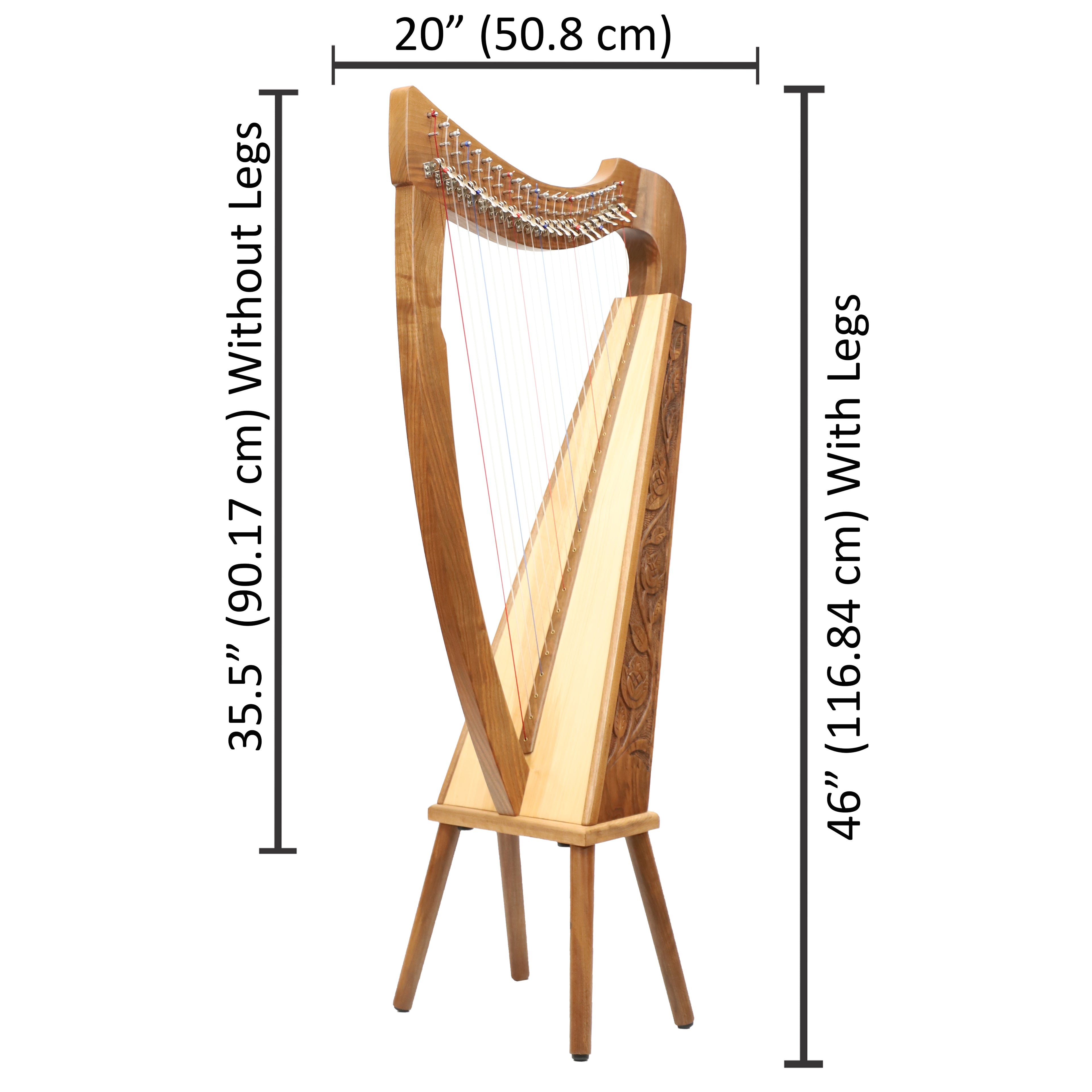 22 String Trinity Harp