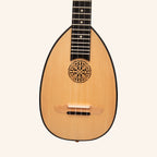 Heartland Baroque Ukulele, 4 String Concert Variegated Walnut and Lacewood