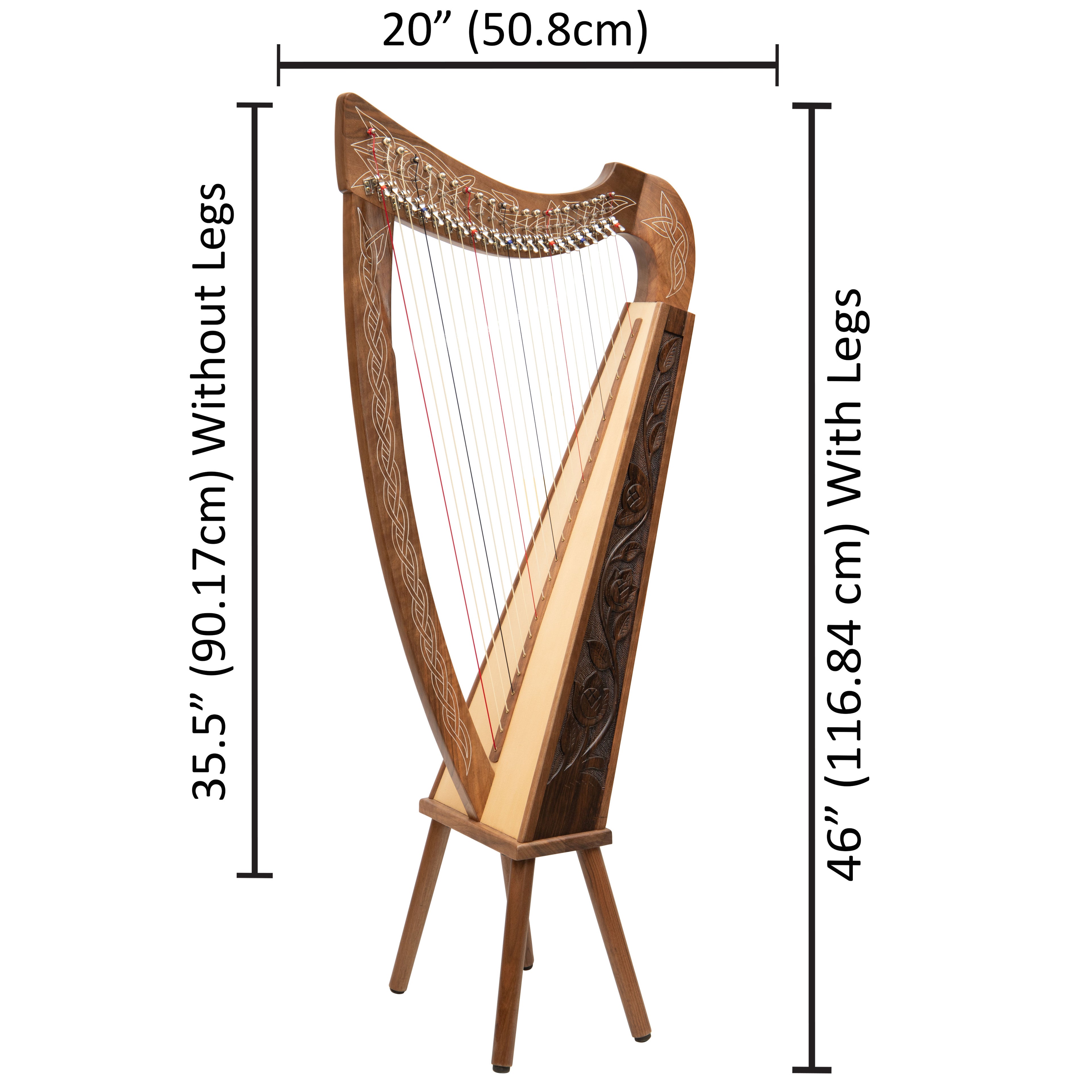 22 String Boru Harp