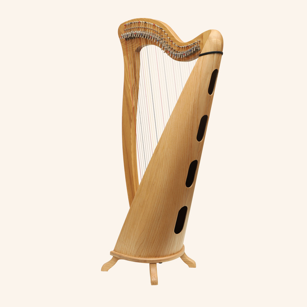 McHugh Harp 34 Strings Ashwood Round back