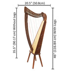 22 String Boru Harp