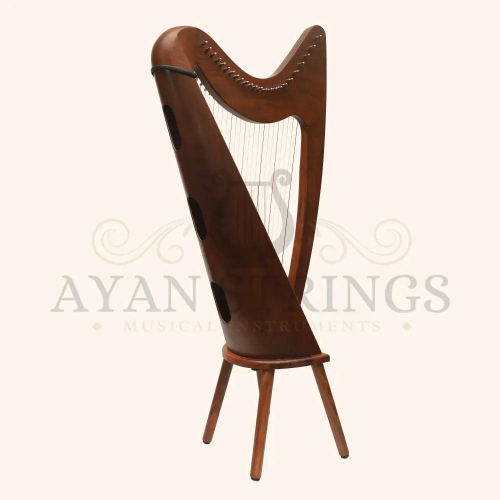 24 String Claddagh Harp Rosewood - Stringed Instruments