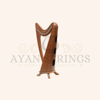 24 String Claddagh Harp Walnut - Stringed Instruments
