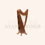 24 String Claddagh Harp Walnut - Stringed Instruments
