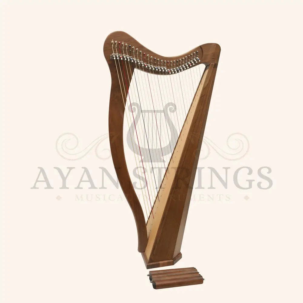 27 String Ard Ri Harp - Walnut - Stringed Instruments