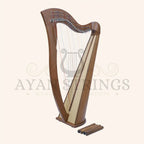 27 String McHugh Harp Round Back - Walnut - Stringed Instruments