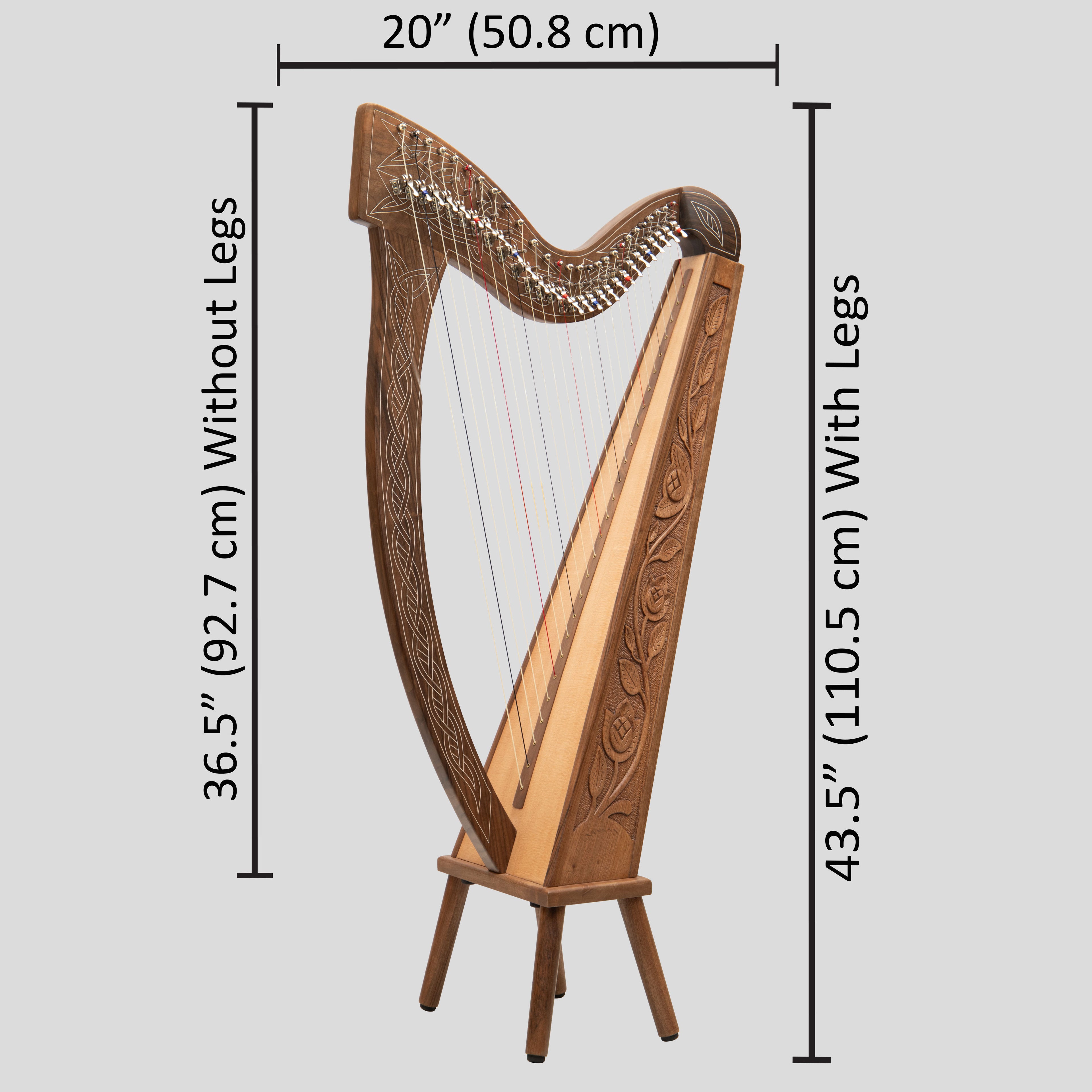 27 String Boru Harp, Celtic Harp