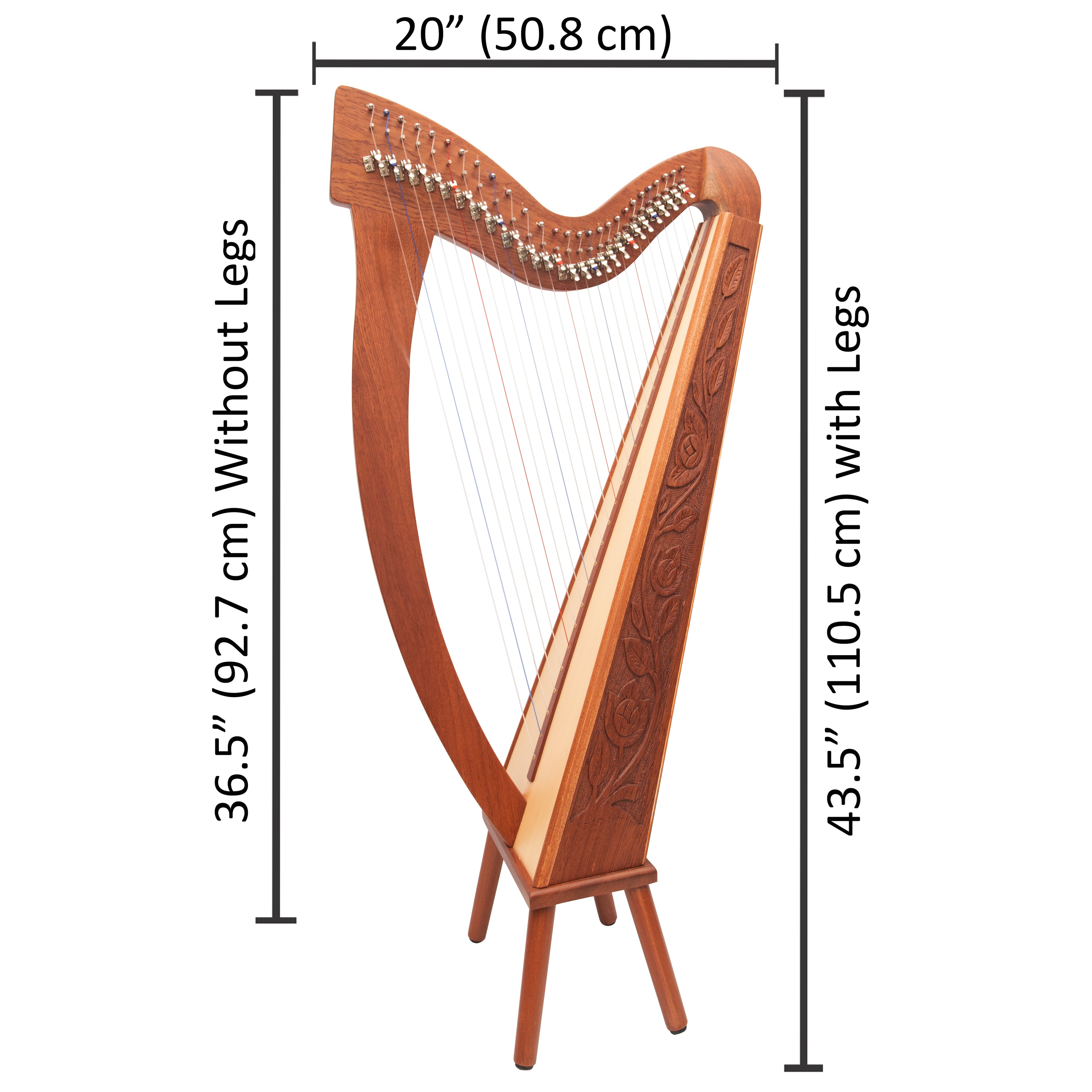 27 String Trinity Celtic Harp