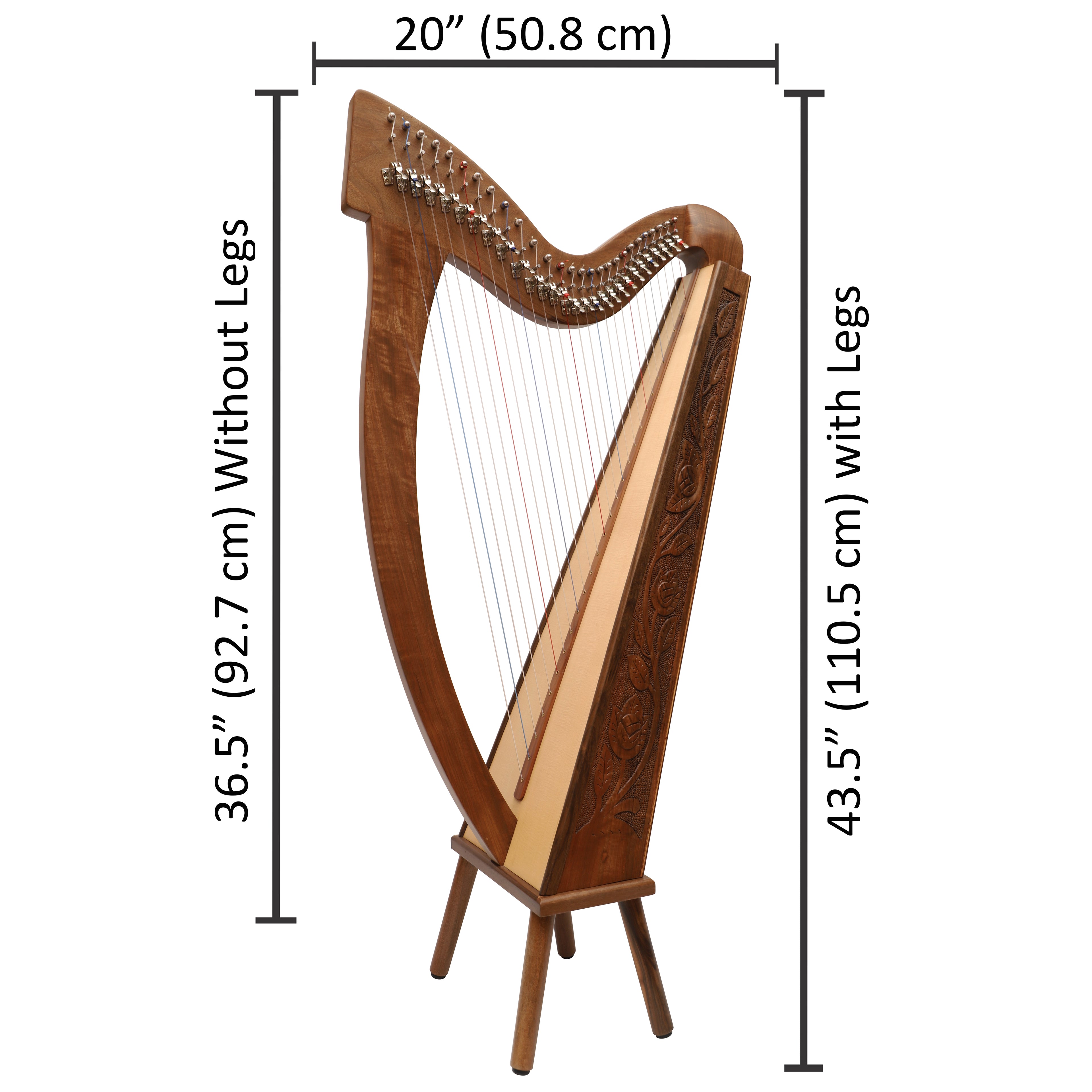 27 String Trinity Celtic Harp