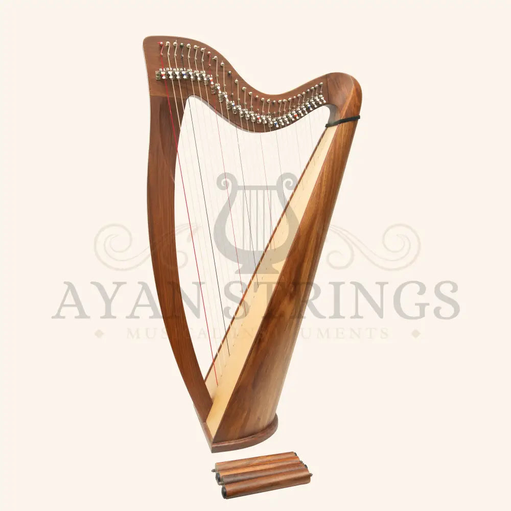 28 String Claddagh Harp - Rosewood - Stringed Instruments