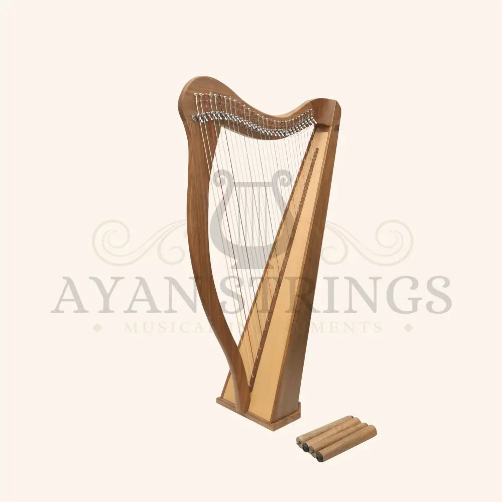 29 String Ard Ri Harp Celtic Harp - Walnut - Stringed Instruments