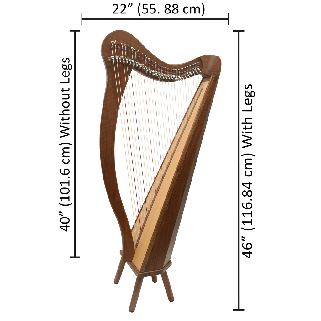 29 String Ard Ri Harp, Celtic Harp