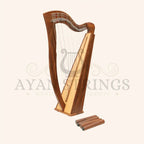 29 String McHugh Harp Square Back - Rosewood - Stringed Instruments