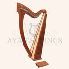 29 String Trinity Harp Celtic Lever Harp - Mahogany - Stringed Instruments