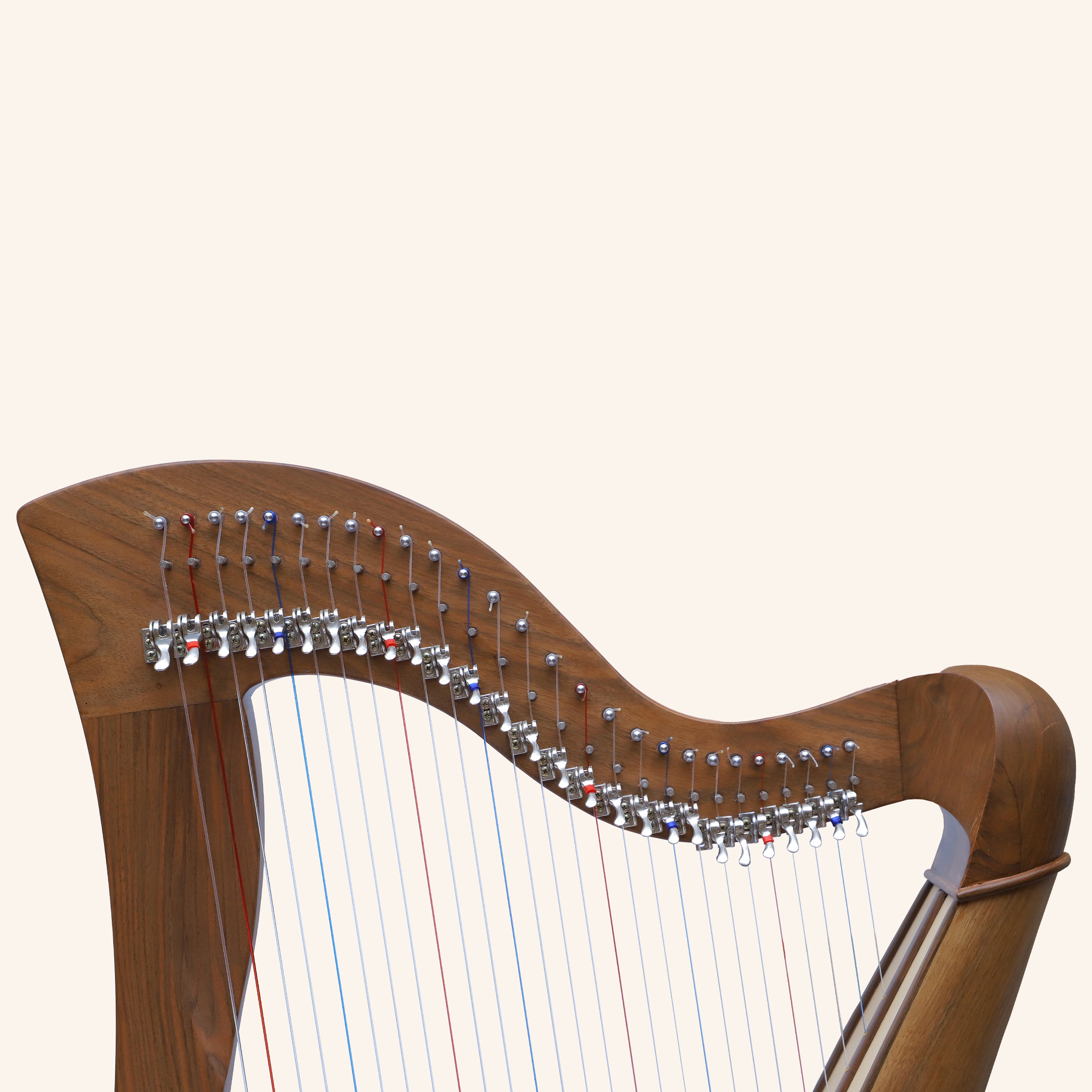 27 String McHugh Harp Round Back