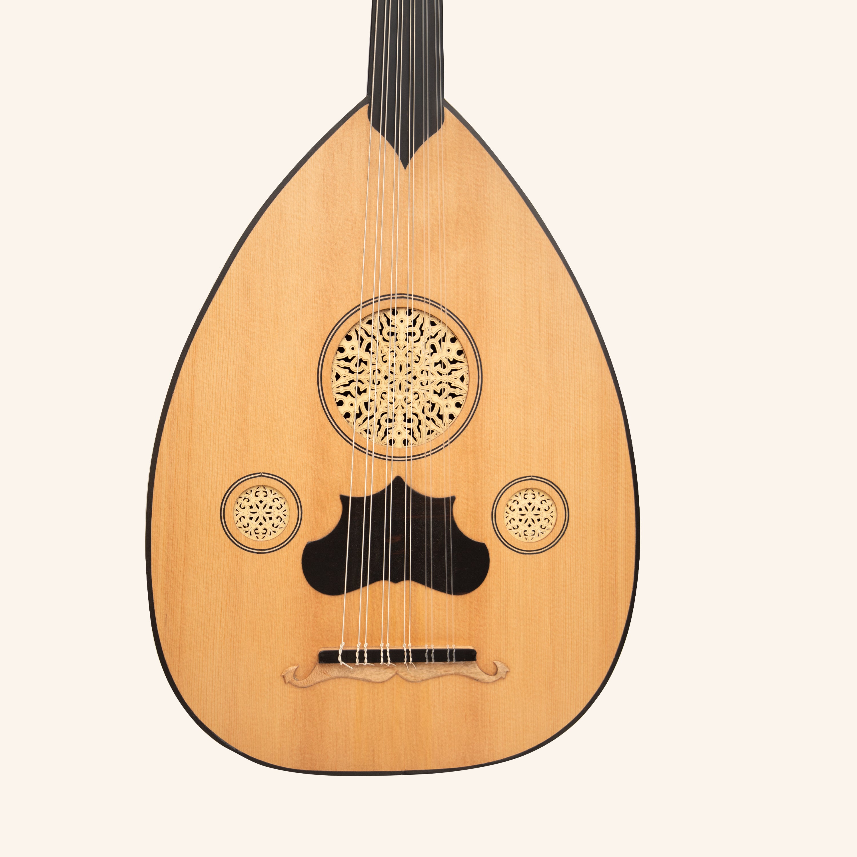 Turkish Oud, 11 Strings Variegated Rosewood Lacewood