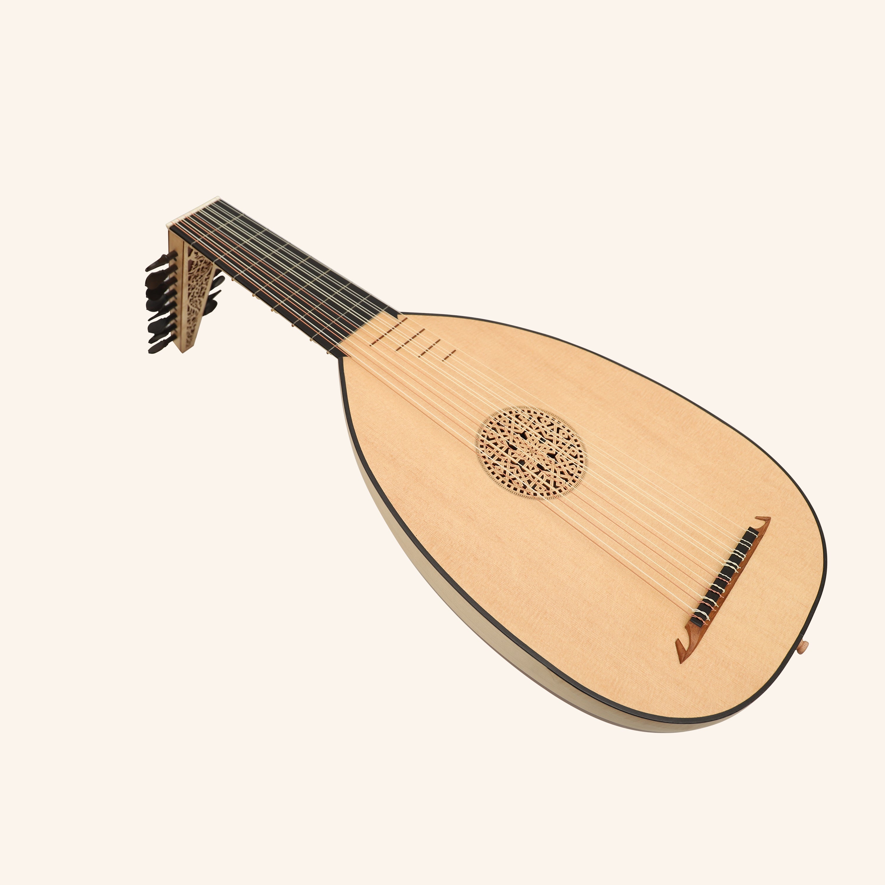 Muzikkon Renaissance Lute 8 Course Right Hand After Hieber