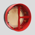 Muzikkon 14”x5" (35.5x12.5 cm) Premium Celtic Irish Bodhran With Easy Tune System Deep Rim T- Bar & Taped Finish