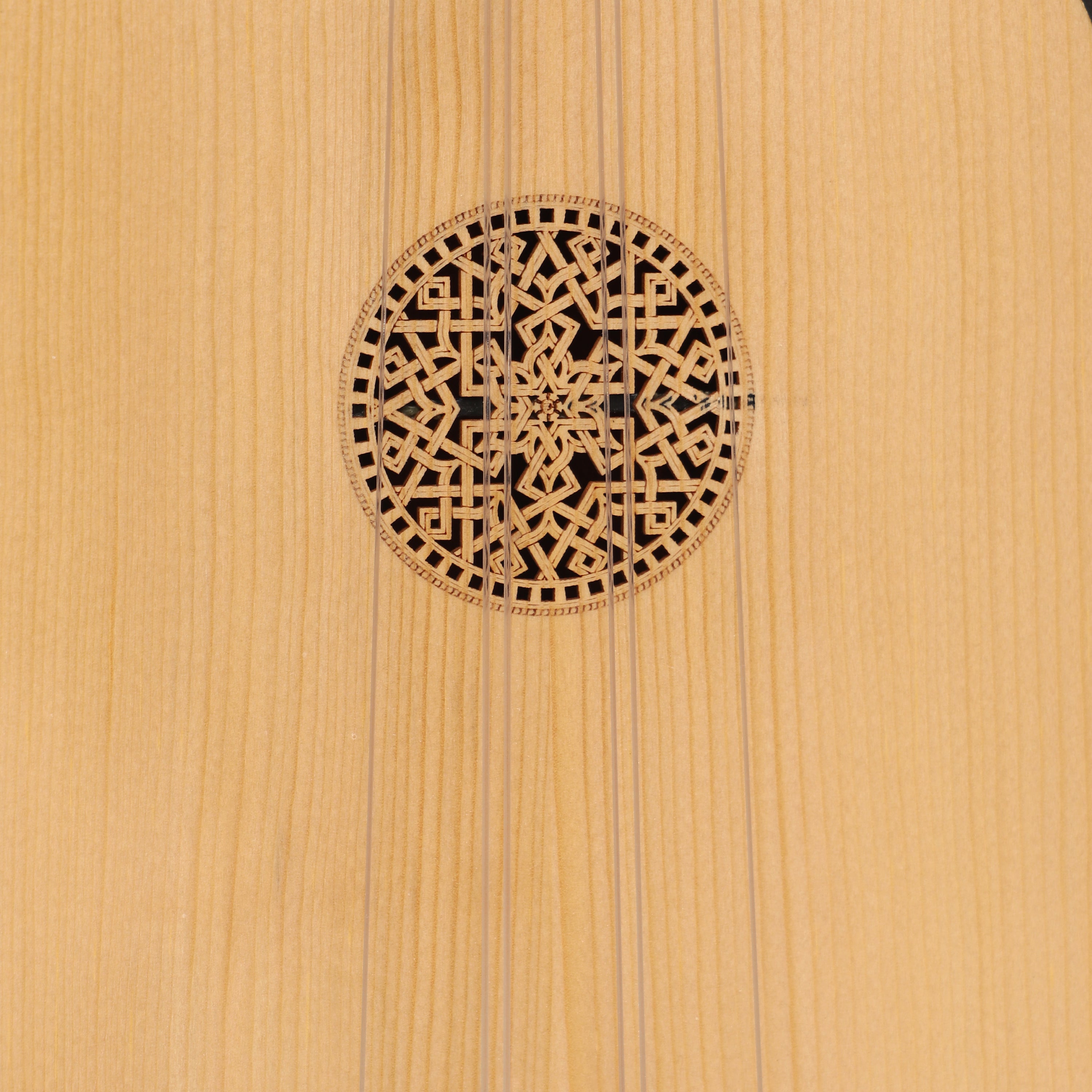 Lute Ukulele, 6 Strings Tenor Lacewood