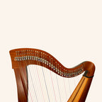 Mchugh Ayra Harp 38 Strings Mahogany