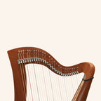 29 Strings McHugh Harp Round Back