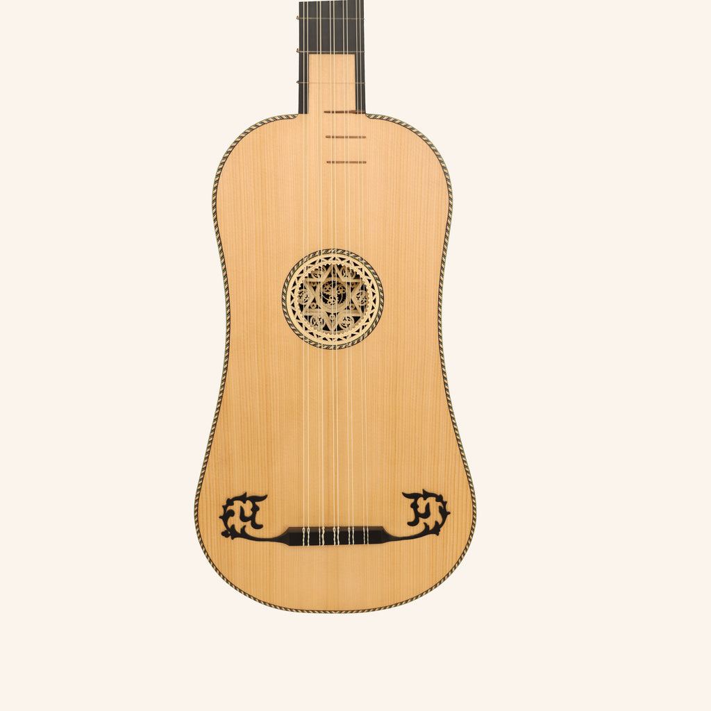 Heartland Sellas Baroque Guitar, 5 Course Right Hand Rosewood